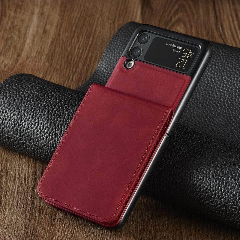 Casebuddy Galaxy Z Flip 4 Luxury Leather Wallet