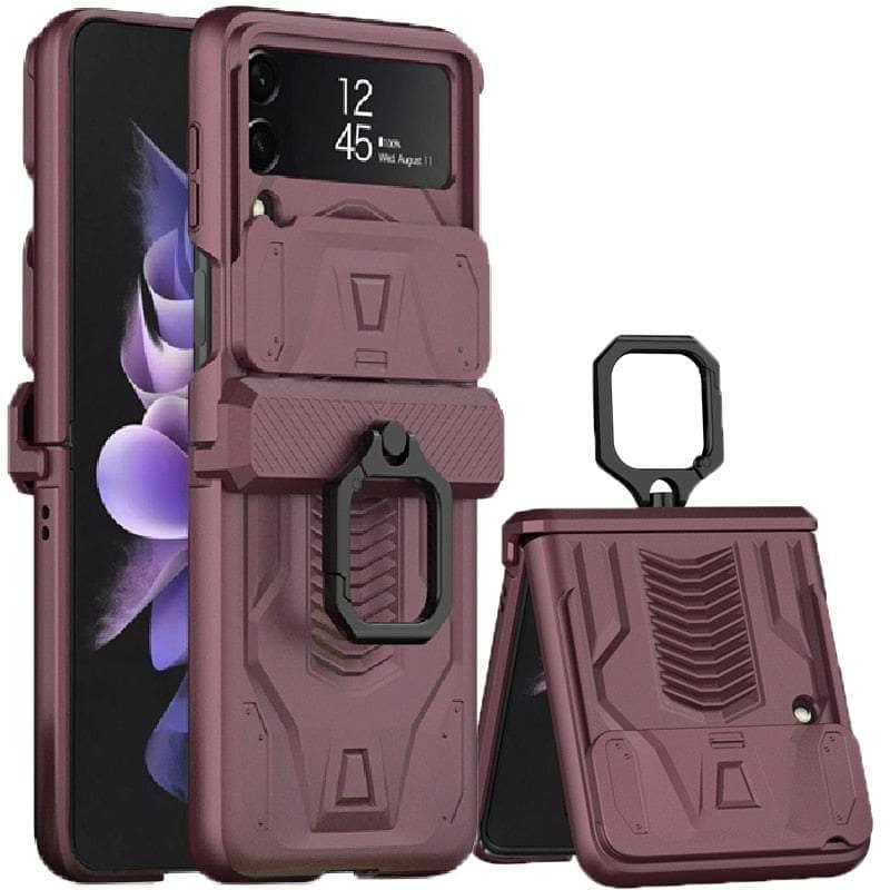 Casebuddy Deep Red / Galaxy Z Flip 4 Galaxy Z Flip 4 Magnetic Hinge Cover