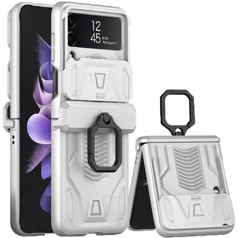Casebuddy Silver / Galaxy Z Flip 4 Galaxy Z Flip 4 Magnetic Hinge Cover