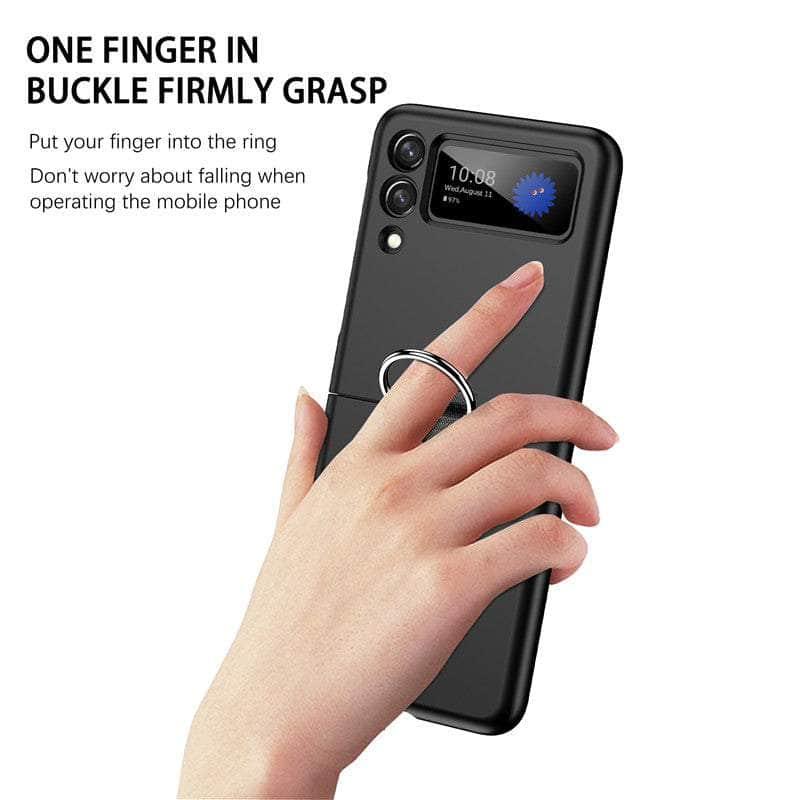 Casebuddy Galaxy Z Flip 4 Shockproof Finger Ring