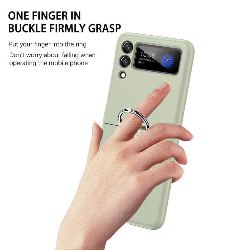 Casebuddy Galaxy Z Flip 4 Shockproof Finger Ring