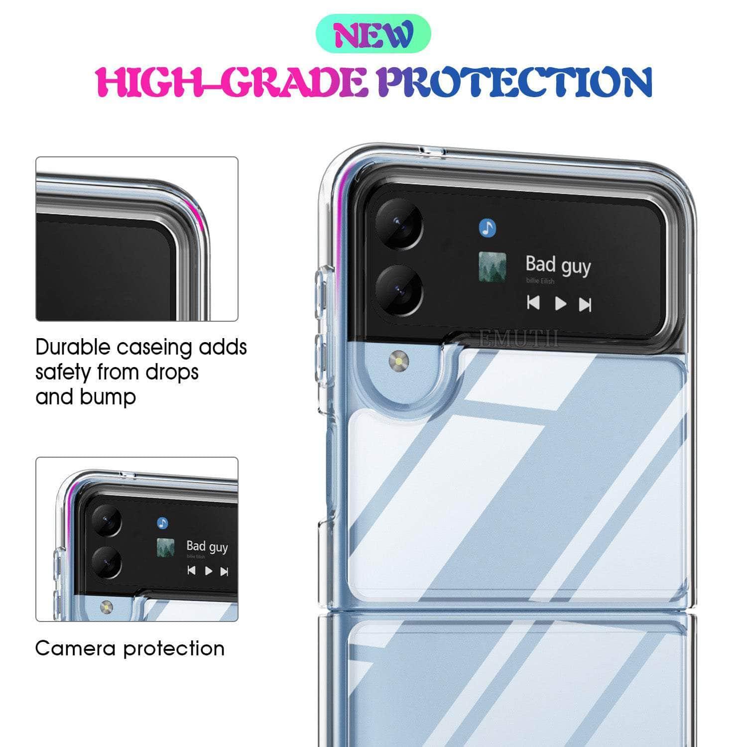 Casebuddy Galaxy Z Flip 4 TPU Soft Edge Hard Cover