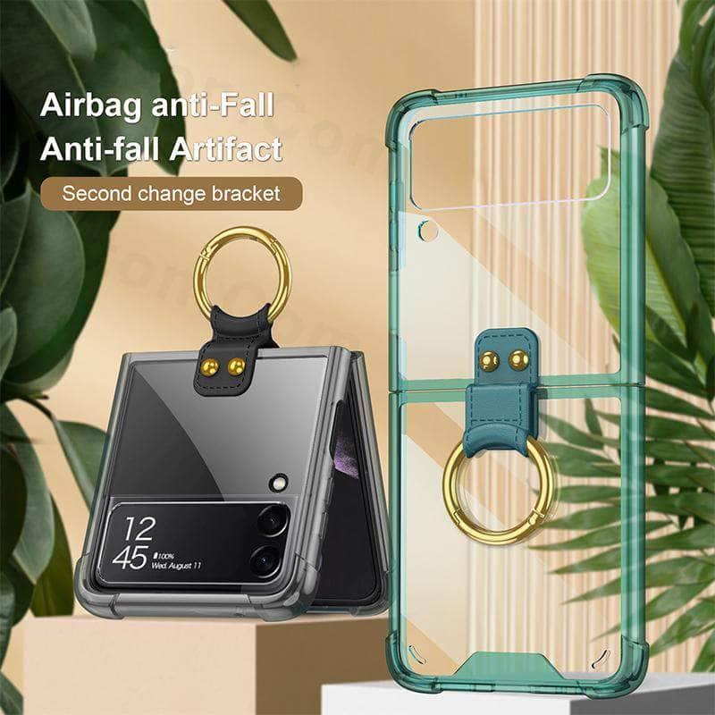 Casebuddy Galaxy Z Flip 4 Transparent Bumper Silicone Cover
