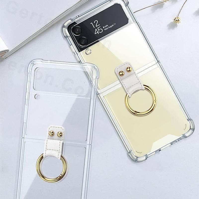Casebuddy Galaxy Z Flip 4 Transparent Bumper Silicone Cover