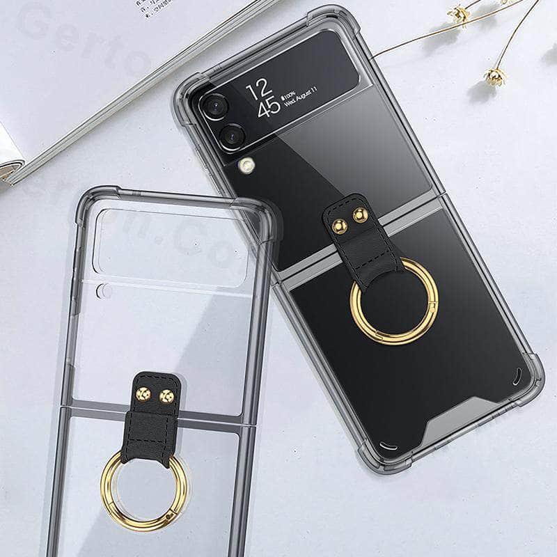 Casebuddy Galaxy Z Flip 4 Transparent Bumper Silicone Cover