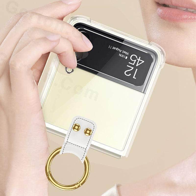 Casebuddy Galaxy Z Flip 4 Transparent Bumper Silicone Cover