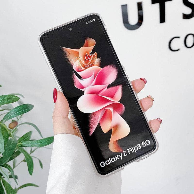 Casebuddy Galaxy Z Flip 4 Transparent Hard Hinge Protector