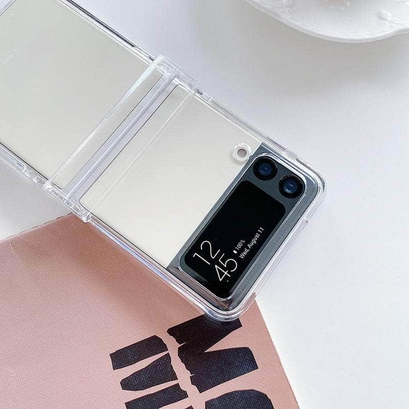 Casebuddy Galaxy Z Flip 4 Transparent Hard Hinge Protector