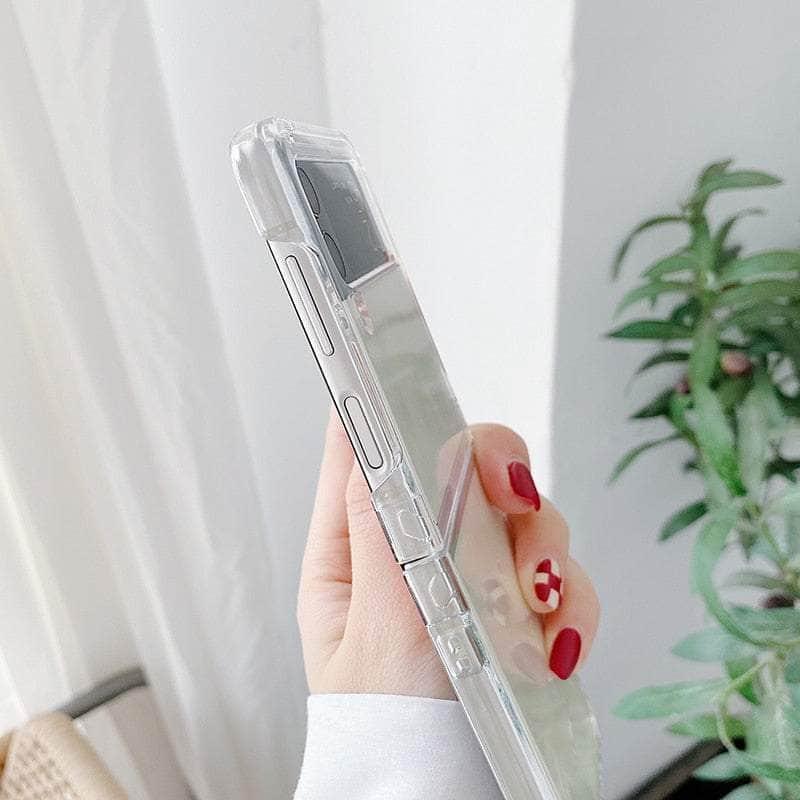Casebuddy Galaxy Z Flip 4 Transparent Hard Hinge Protector