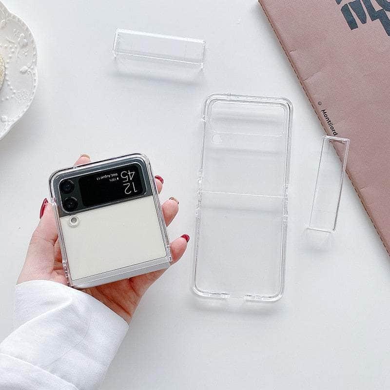 Casebuddy Galaxy Z Flip 4 Transparent Hard Hinge Protector