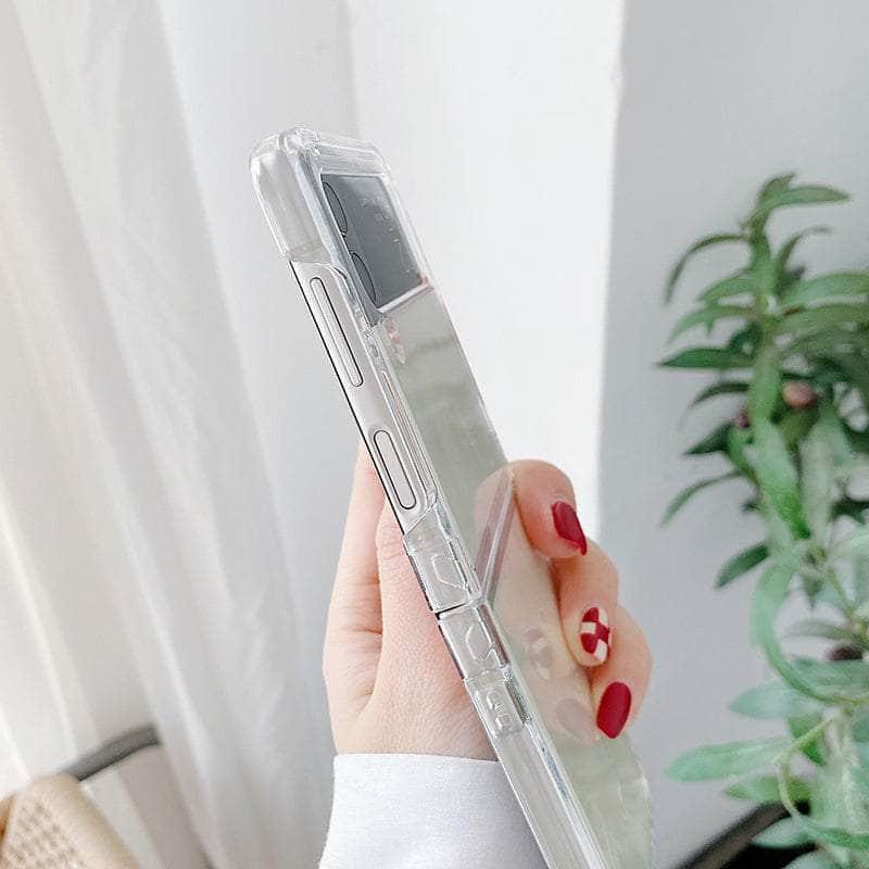 Casebuddy Galaxy Z Flip 4 Transparent Hard Hinge Protector