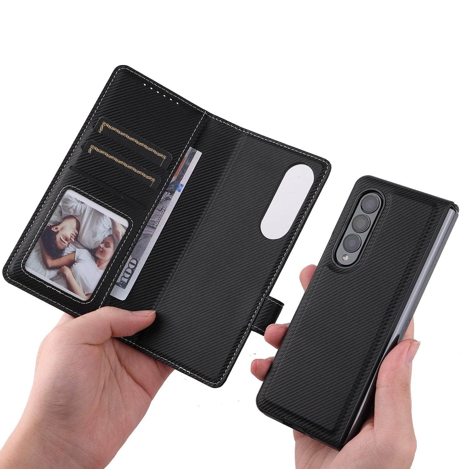 Casebuddy Galaxy Z Fold 3 Anti-Knock Business Leather Wallet