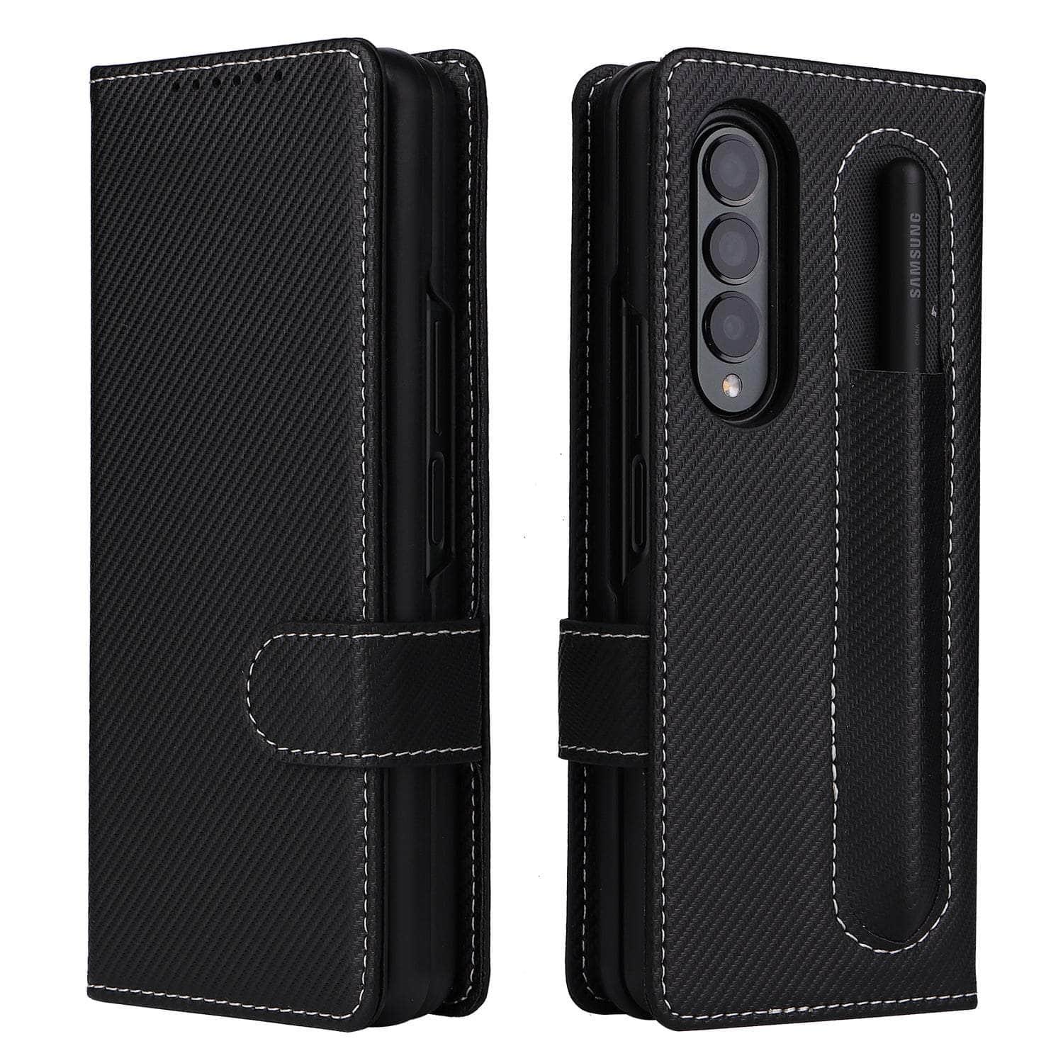 Casebuddy Galaxy Z Fold 3 Anti-Knock Business Leather Wallet