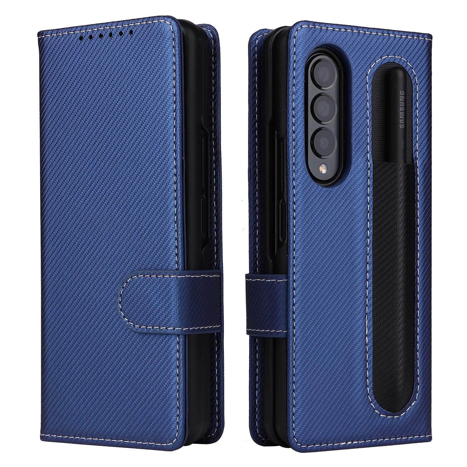 Casebuddy Galaxy Z Fold 3 Anti-Knock Business Leather Wallet