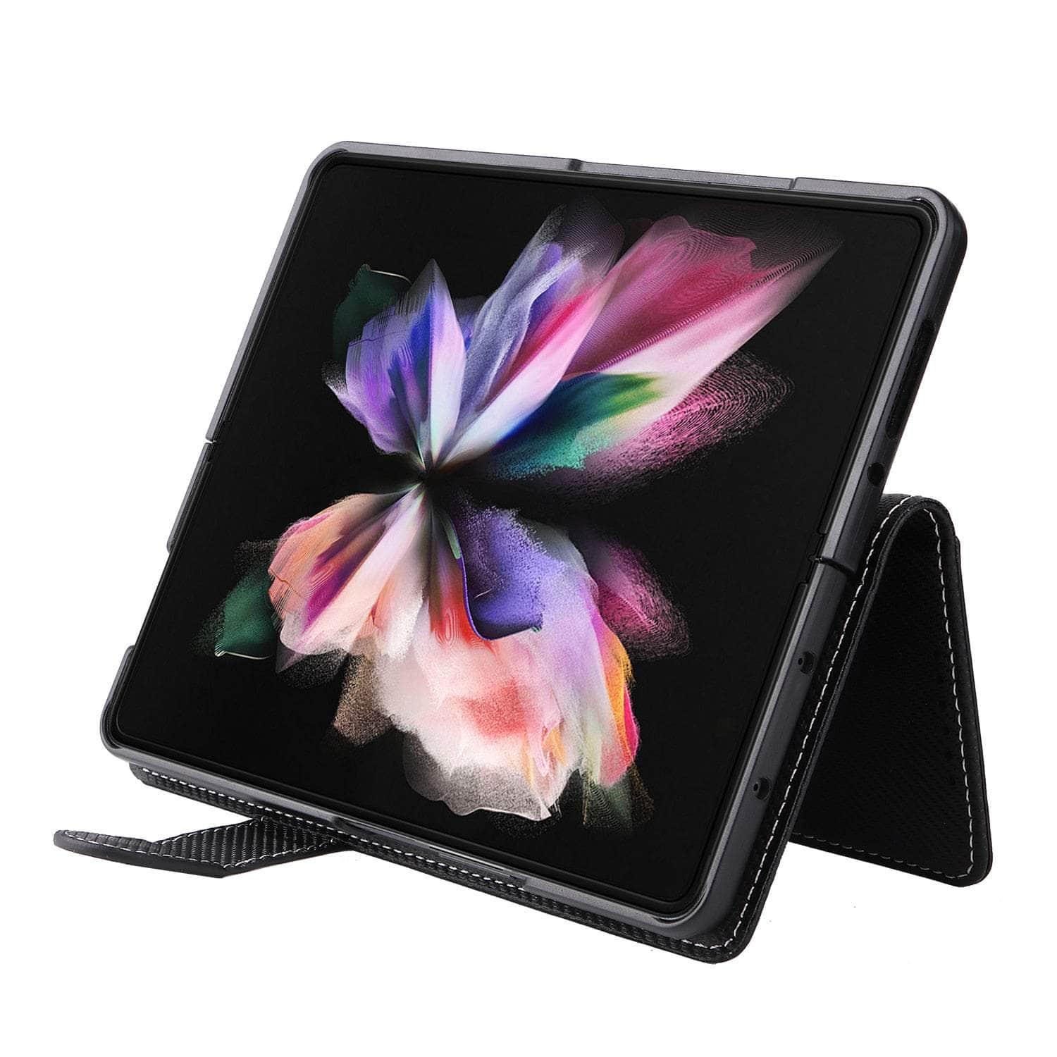 Casebuddy Galaxy Z Fold 3 Anti-Knock Business Leather Wallet