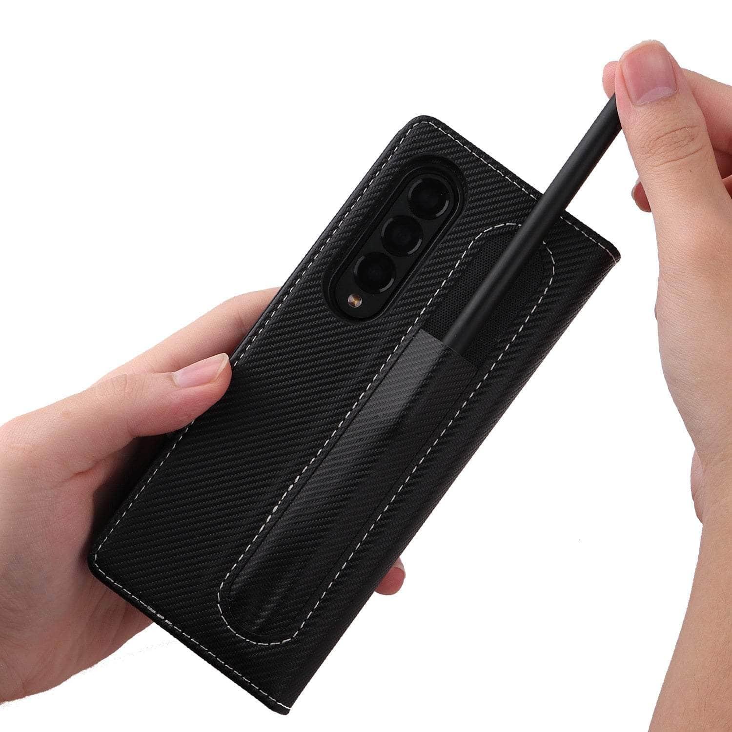 Casebuddy Galaxy Z Fold 3 Anti-Knock Business Leather Wallet