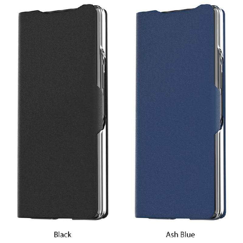 CaseBuddy Australia Casebuddy Galaxy Z Fold 3 Explosion Proof Luxury Cross Pattern Shell