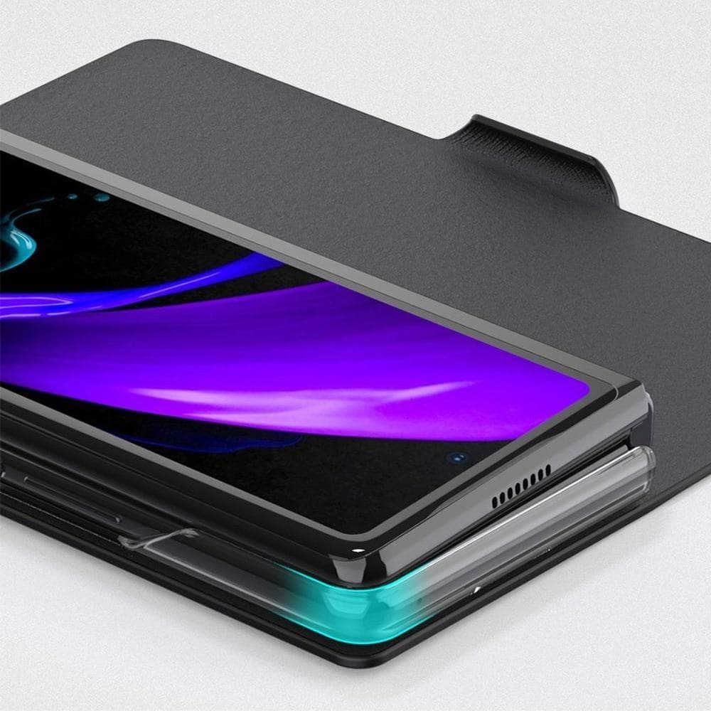 CaseBuddy Australia Casebuddy Galaxy Z Fold 3 Explosion Proof Luxury Cross Pattern Shell