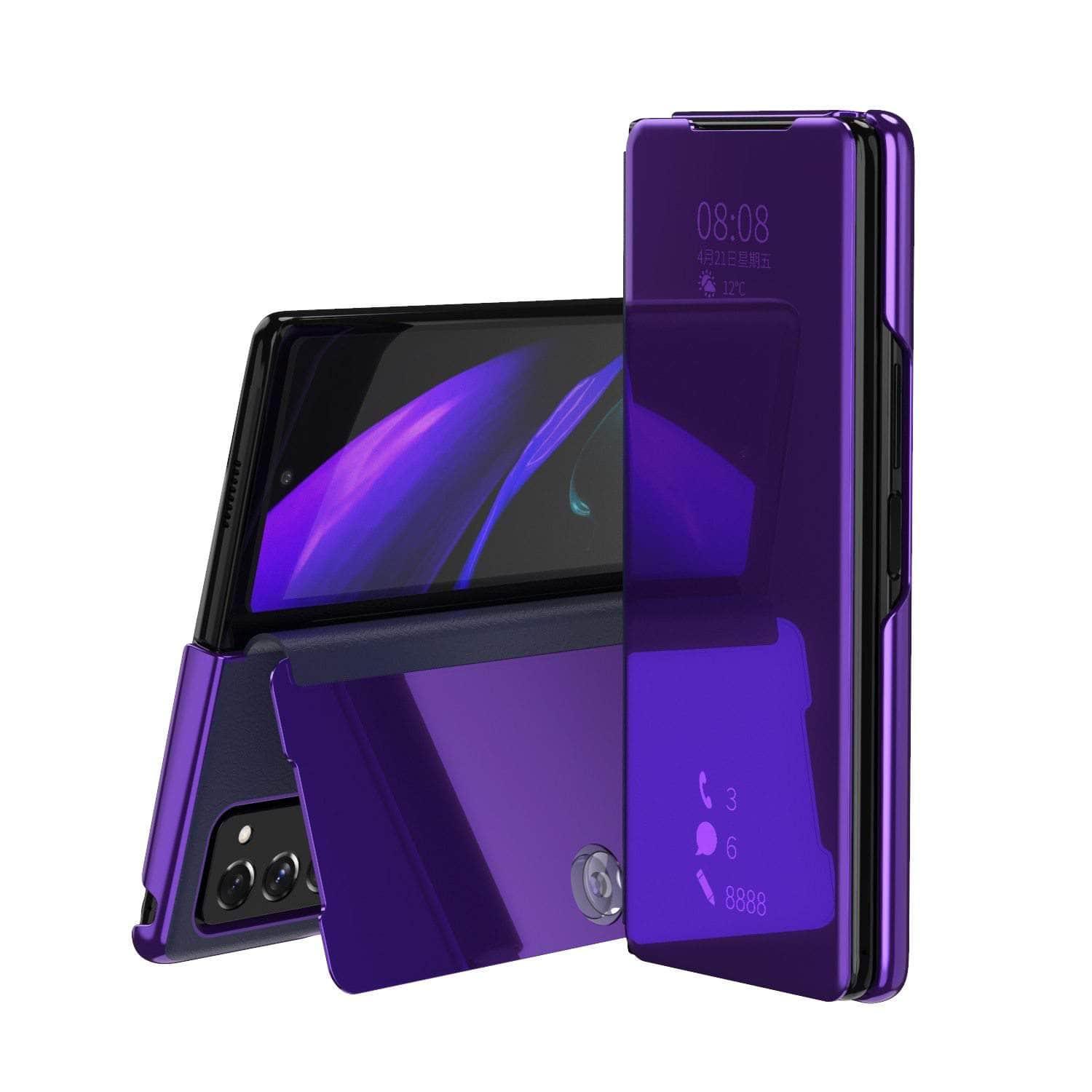 CaseBuddy Australia Galaxy Z Fold 3 Mirror Clear View Case