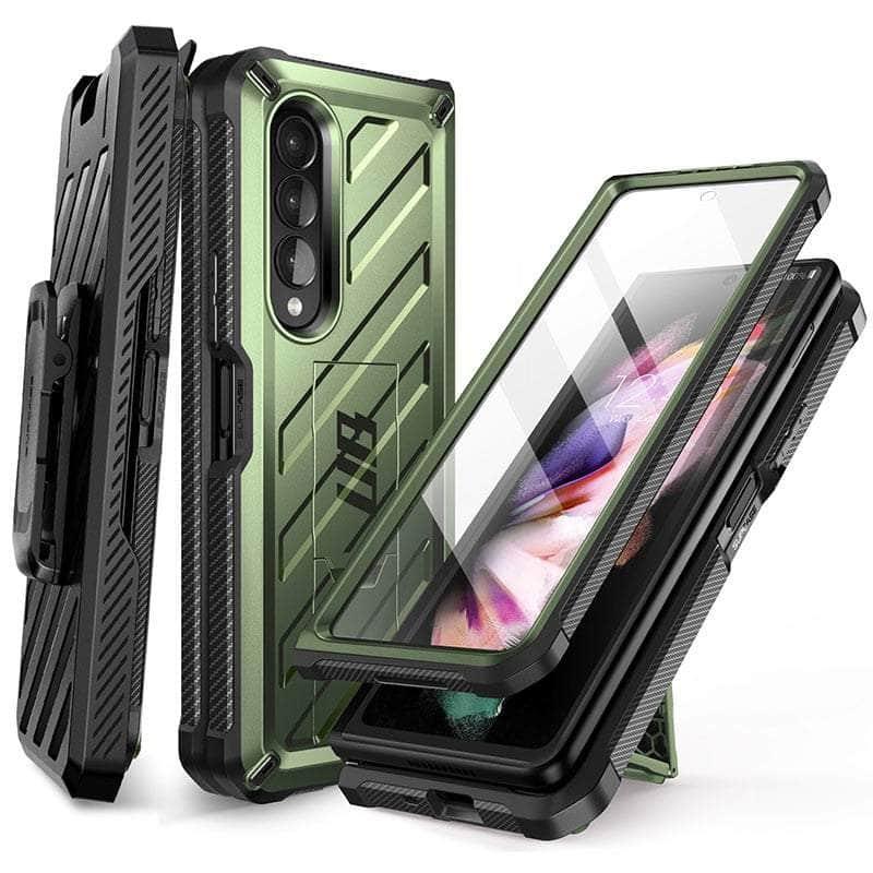 Casebuddy Guldan / PC + TPU Galaxy Z Fold 3 SUPCASE UB Rugged Belt Clip Case