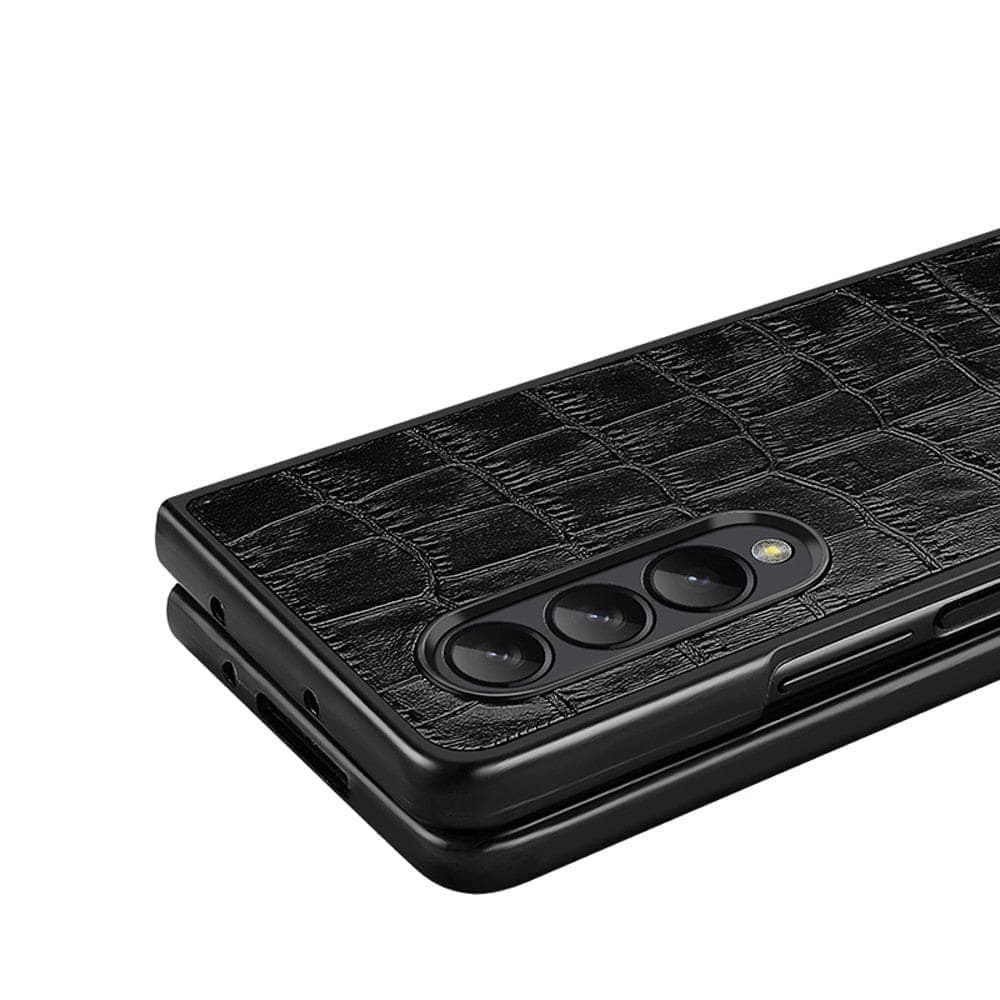 Casebuddy Galaxy Z Fold 4 Crocodile Pattern Bumper