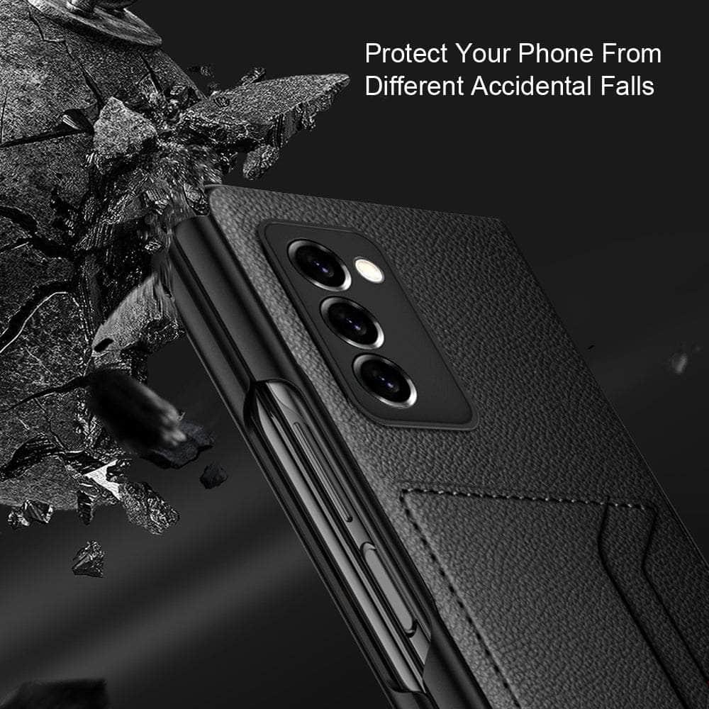 Casebuddy Galaxy Z Fold 4 Slim Lightweight Leather Case