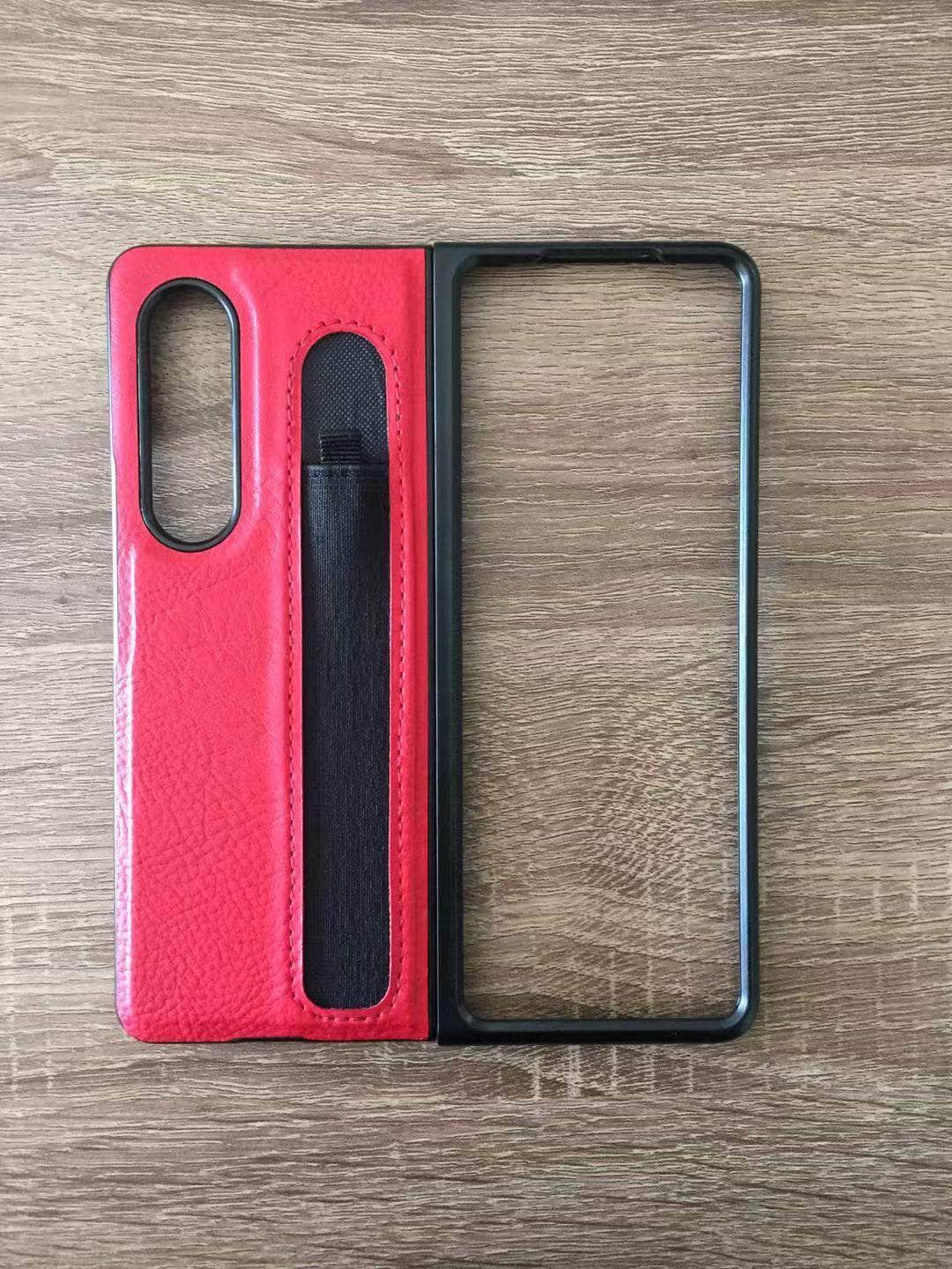 Casebuddy Red / Fold4 Galaxy Z Fold 4 Stylus Pen Slot Case