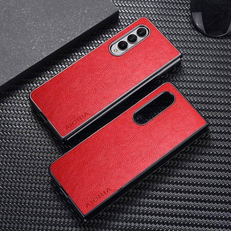 Casebuddy Galaxy Z Fold 4 Vintage Leather Case