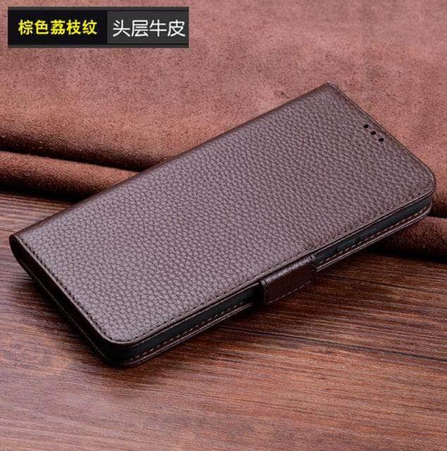 CaseBuddy Australia Casebuddy For Galaxy S22 Ultra / Auburn Genuine Cowhide Leather Flip S22 Ultra Case
