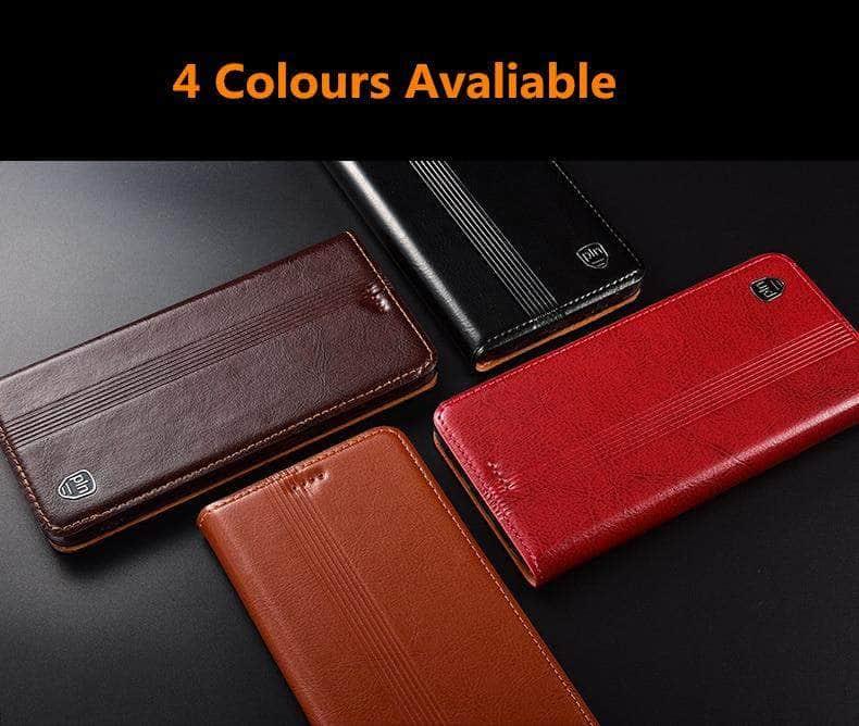 CaseBuddy Australia Casebuddy Genuine Leather Flip Galaxy S21 Card Slot Case