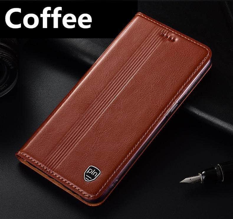 CaseBuddy Australia Casebuddy Genuine Leather Flip Galaxy S21 Card Slot Case