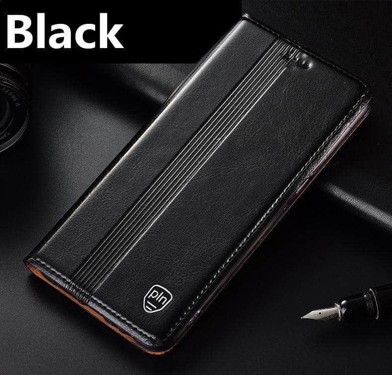 CaseBuddy Australia Casebuddy Genuine Leather Flip Galaxy S21 Card Slot Case