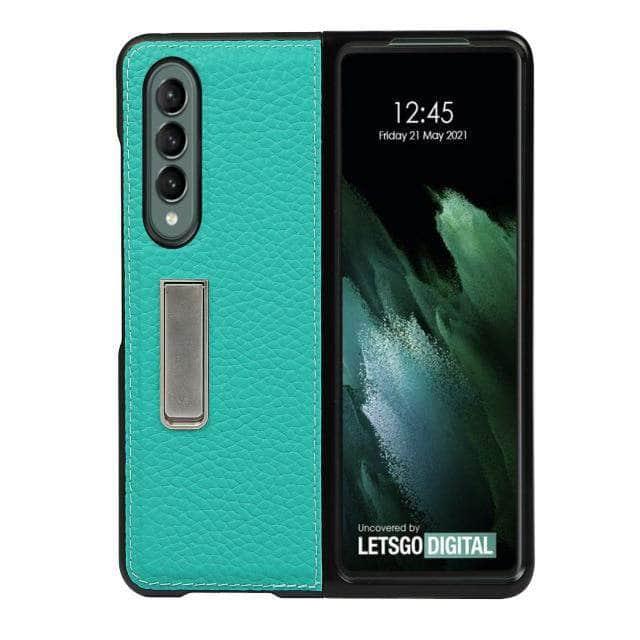 CaseBuddy Australia Casebuddy Galaxy Z Fold3 / 5 Genuine Leather Flip Galaxy Z Fold 3 5G Cover