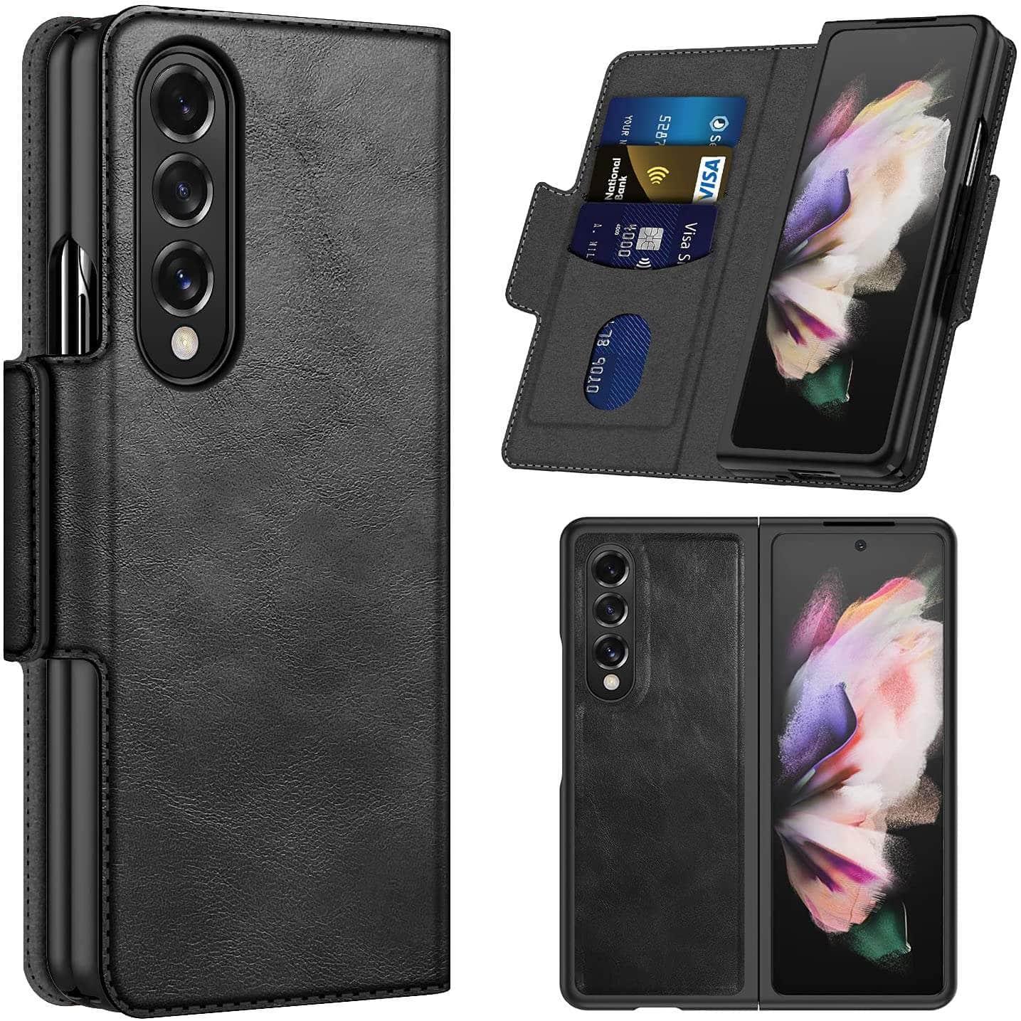 CaseBuddy Australia Casebuddy Genuine Leather Galaxy Z Fold 3 Wallet