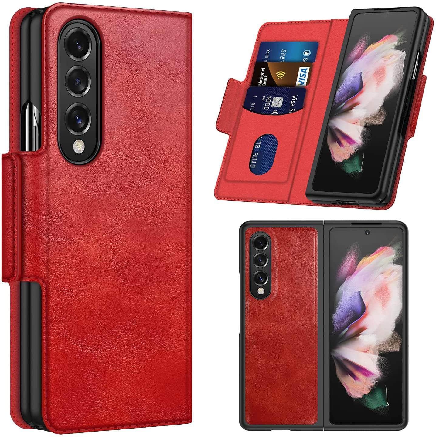 CaseBuddy Australia Casebuddy Genuine Leather Galaxy Z Fold 3 Wallet