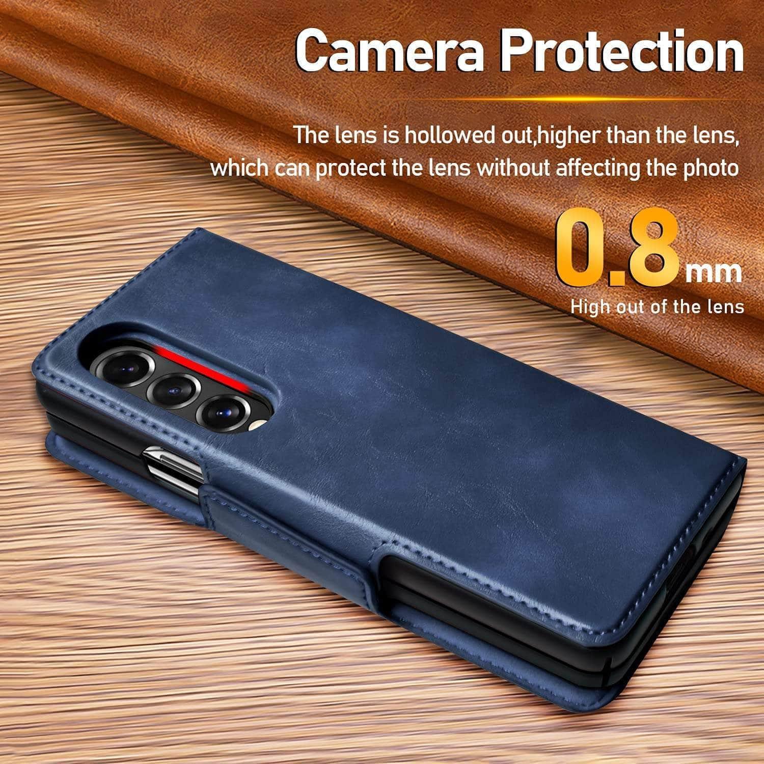 CaseBuddy Australia Casebuddy Genuine Leather Galaxy Z Fold 3 Wallet