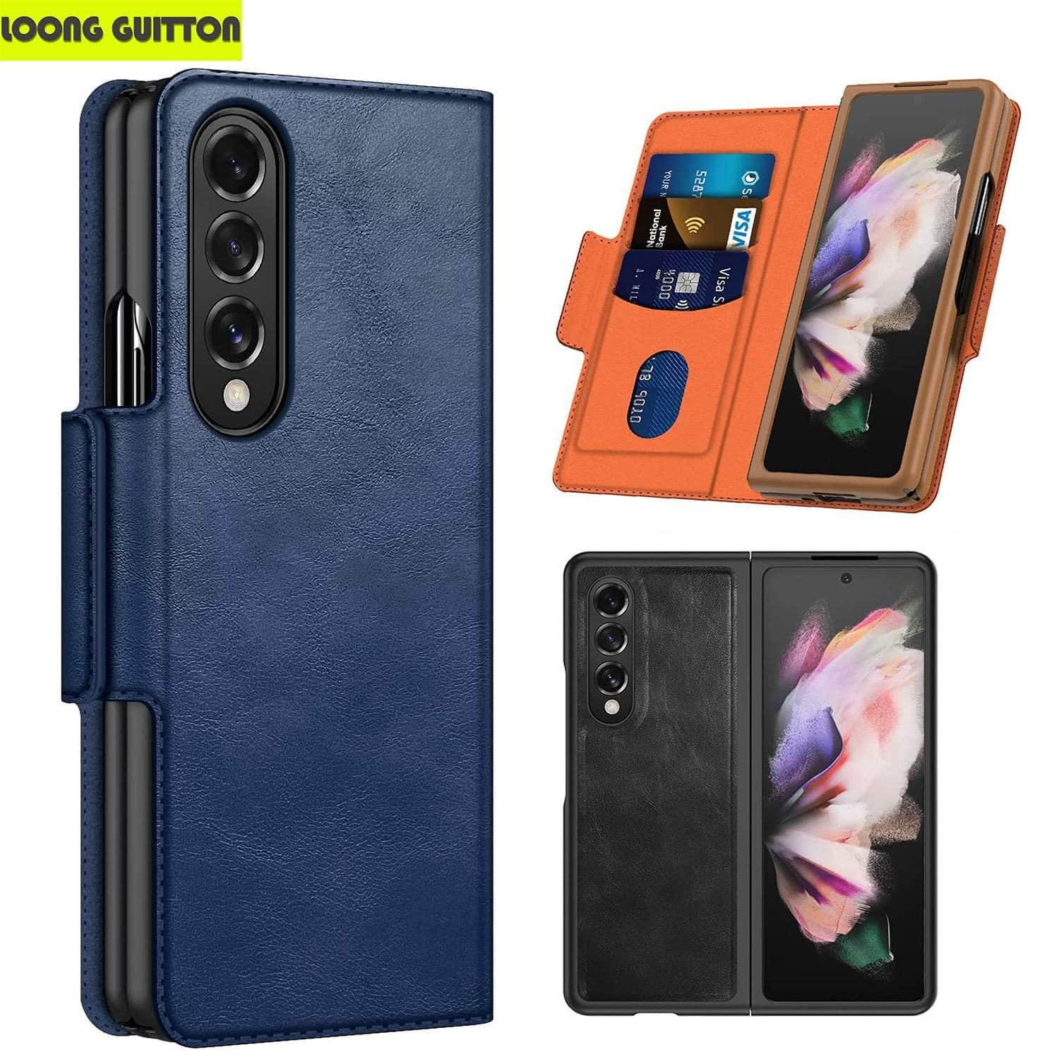 CaseBuddy Australia Casebuddy Genuine Leather Galaxy Z Fold 3 Wallet