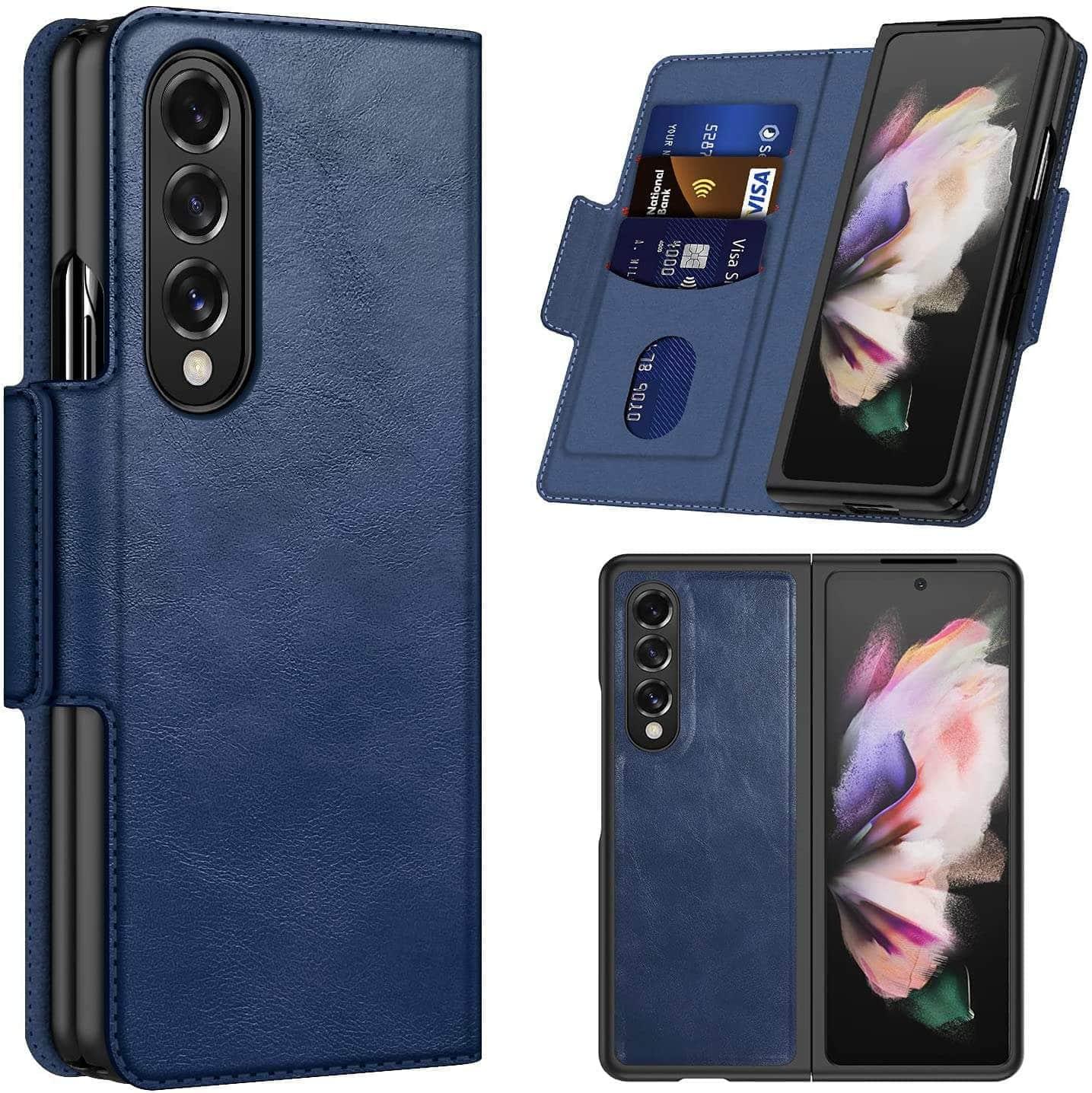 CaseBuddy Australia Casebuddy Genuine Leather Galaxy Z Fold 3 Wallet