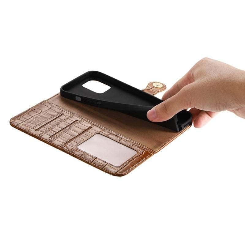 CaseBuddy Australia Casebuddy Genuine Leather iPhone 13 Mini Natural Cowhide Full Edge Protection Case