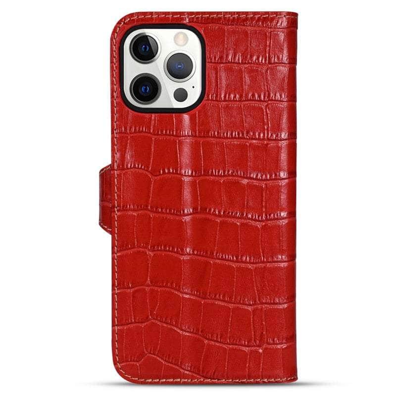CaseBuddy Australia Casebuddy Genuine Leather iPhone 13 Pro Max Natural Cowhide Full Edge Protection Case