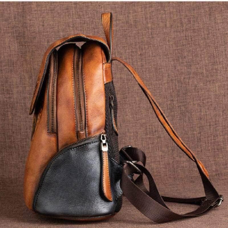 CaseBuddy Australia Casebuddy Genuine Leather Women Beautiful Vintage Backpack