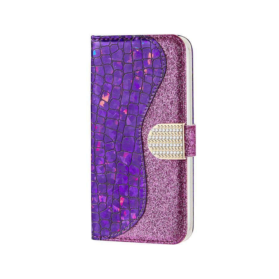 CaseBuddy Australia Casebuddy Glitter Bling Flip Galaxy S22 Plus Case