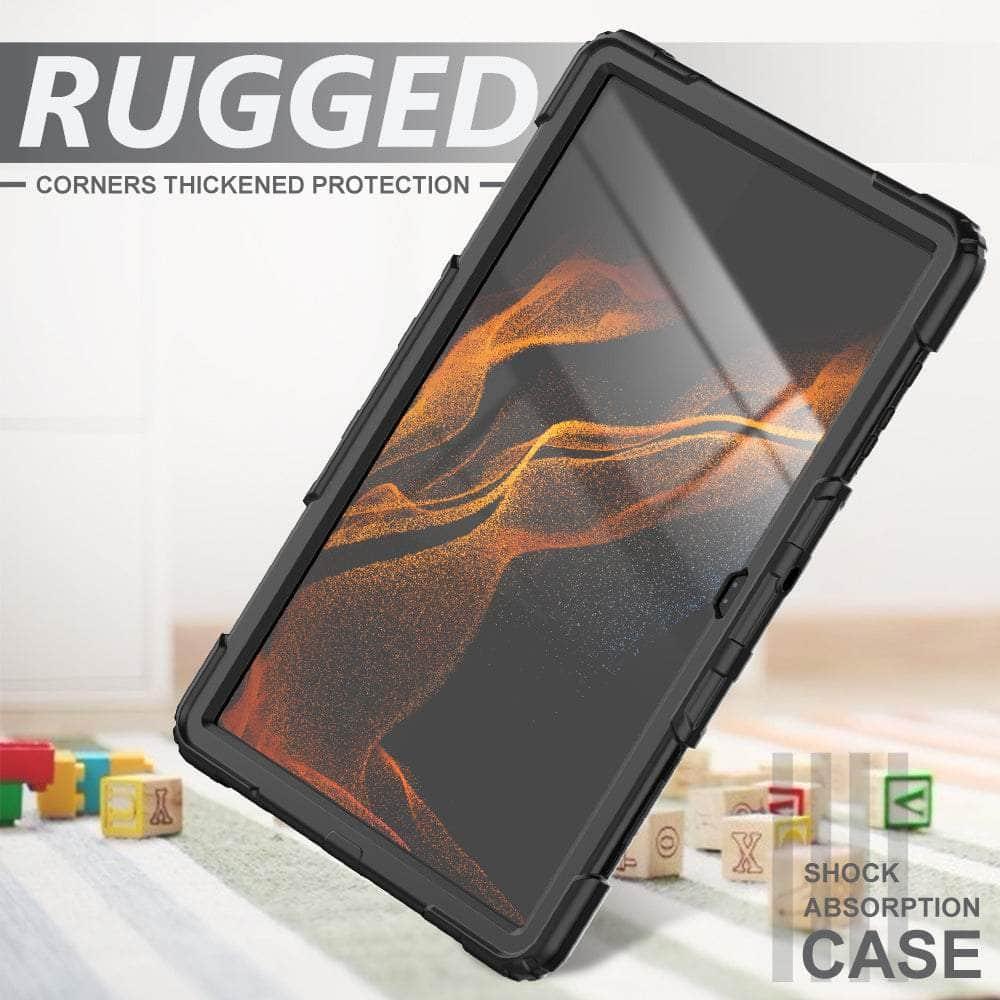 CaseBuddy Australia Casebuddy Hand Strap 360 Rotatable Kickstand Galaxy Tab S8 Ultra Case