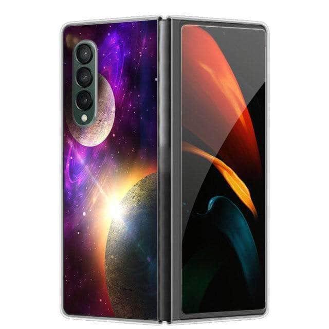 CaseBuddy Australia Casebuddy For Galaxy Z Fold 3 / 51 Hard Plastic Themed Galaxy Z Fold 3 5G Case