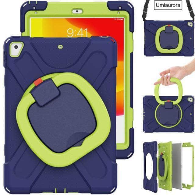 CaseBuddy Australia Casebuddy Dark Blue Green / IPad 7th 8th 10.2 Heavy Duty Rugged iPad 7 & 8 Shockproof Cover