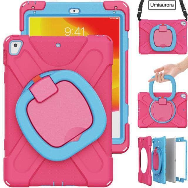 CaseBuddy Australia Casebuddy Rose Blue / IPad 7th 8th 10.2 Heavy Duty Rugged iPad 7 & 8 Shockproof Cover
