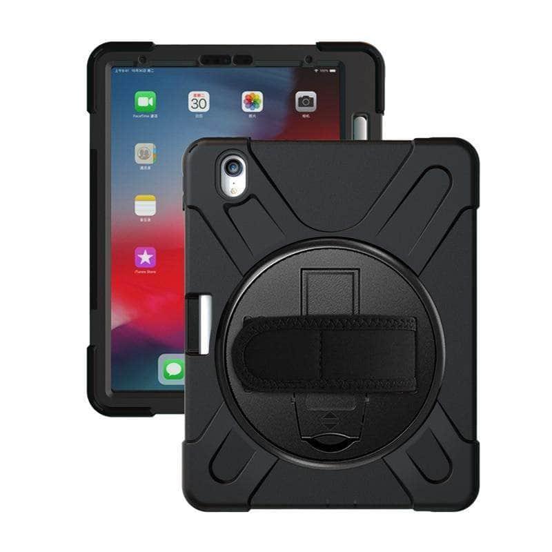 Heavy Duty Shockproof Protective Case iPad Pro 11 2018 with Pencil Holder Shoulder Strap - CaseBuddy