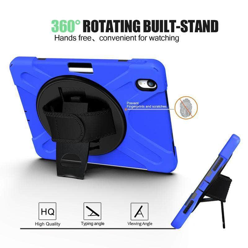 Heavy Duty Shockproof Protective Case iPad Pro 11 2018 with Pencil Holder Shoulder Strap - CaseBuddy