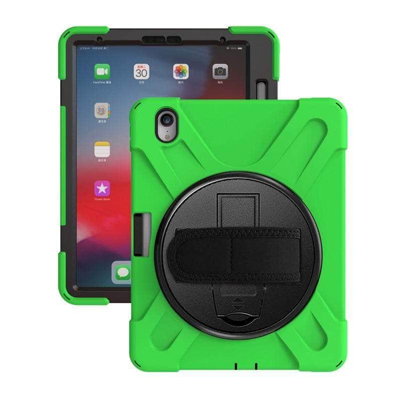 Heavy Duty Shockproof Protective Case iPad Pro 11 2018 with Pencil Holder Shoulder Strap - CaseBuddy