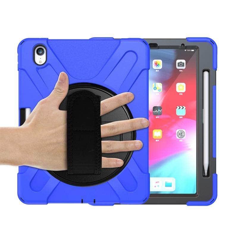 Heavy Duty Shockproof Protective Case iPad Pro 11 2018 with Pencil Holder Shoulder Strap - CaseBuddy
